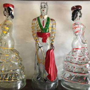 Spanish Decorative Brandy Bottles